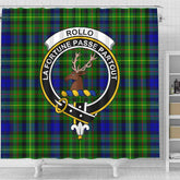Rollo Tartan Crest Shower Curtain